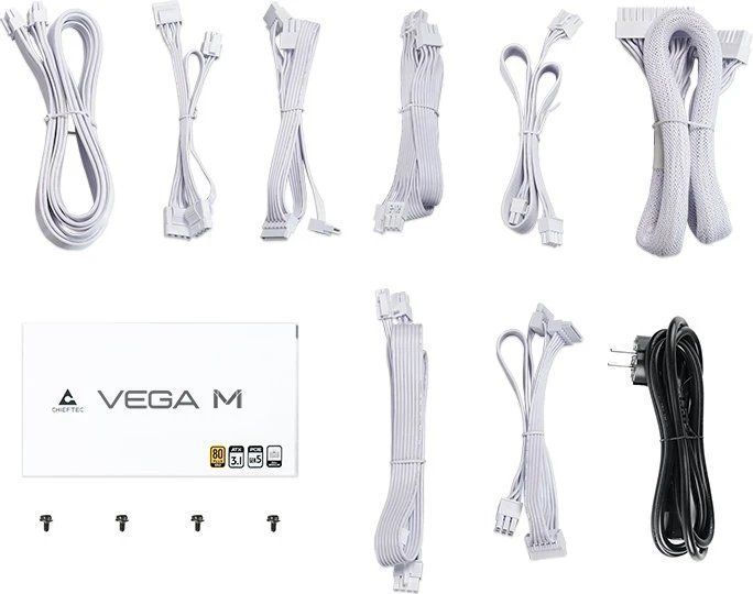 Блок питания Chieftec Vega M 850W White (PPG-850-CW) 618697 фото