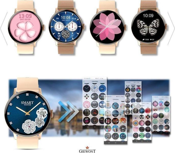Смарт-годинник Giewont GW330-1 Rose Gold 621725 фото