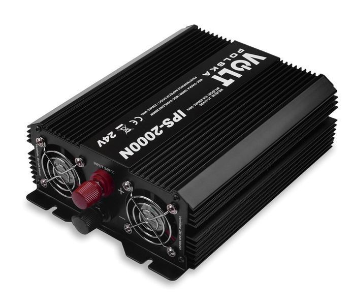 Перетворювач (інвертор) DC-AC Volt Polska IPS 2000 N 24/230V 1000/2000W (3IPSN20024) 508211 фото