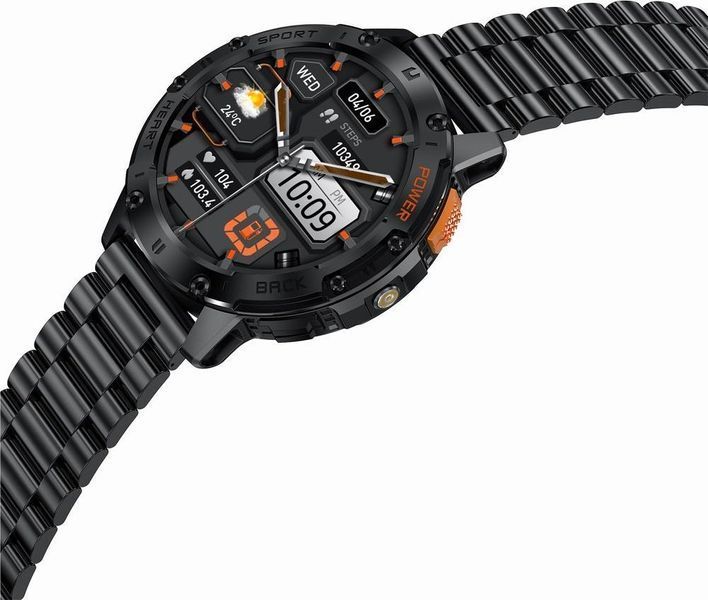 Смарт-годинник Gravity GT22-1 Black 621775 фото