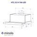 Вытяжка телескопическая Minola HTL 5214 BL 700 LED 627958ua фото 1