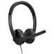Навушники з мікрофоном Lenovo USB-A Wired Stereo Gen 2 Black (4XD1P83425) 630745ua фото 1