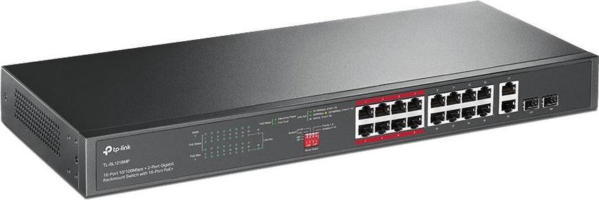 Комутатор некерований TP-Link TL-SL1218MP 477175ua фото