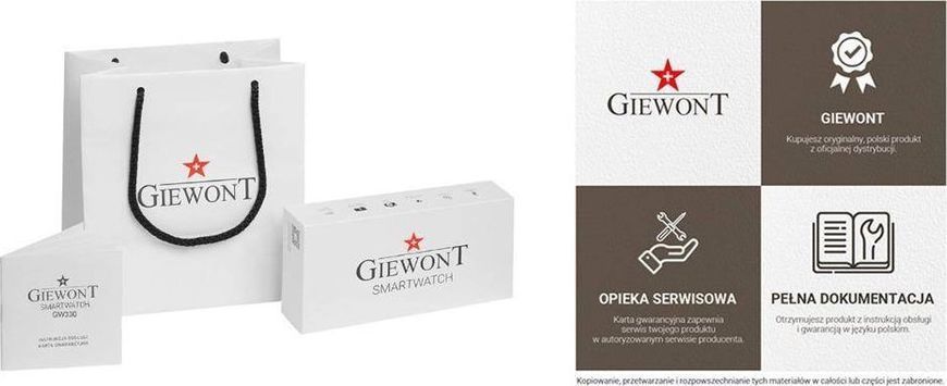Смарт-годинник Giewont GW330-1 Rose Gold 621725 фото