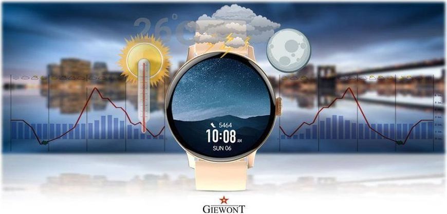 Смарт-годинник Giewont GW330-1 Rose Gold 621725 фото
