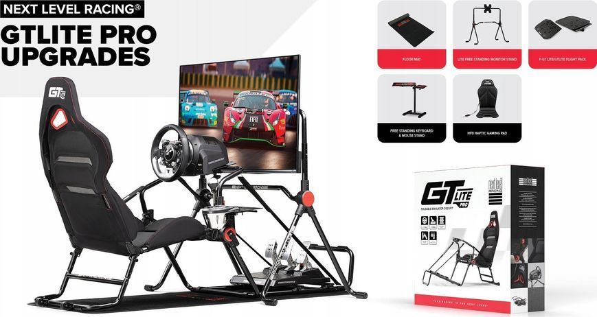 Крісло для ігрових приставок Next Level Racing GT Lite Pro (NLR-S031) 546407 фото
