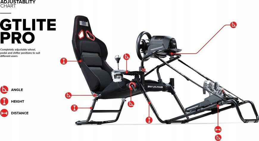 Крісло для ігрових приставок Next Level Racing GT Lite Pro (NLR-S031) 546407 фото