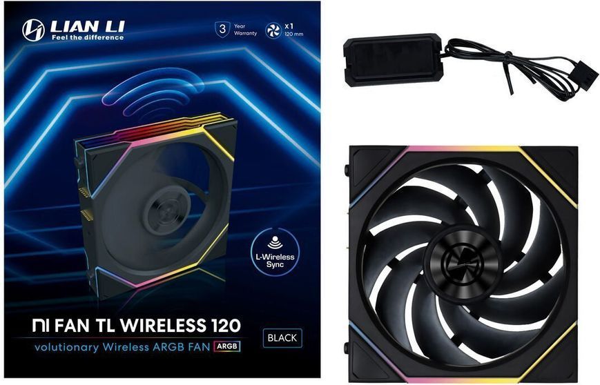 Вентилятор Lian Li Uni Fan TL120 Wireless Black (12TL1W1B) 618086 фото
