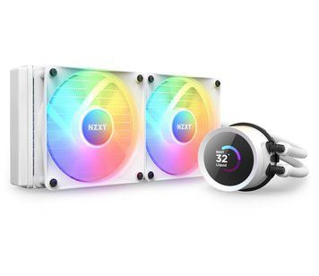 Водяне охолодження NZXT Kraken 240 RGB White (RL-KR240-W1) 475731 фото