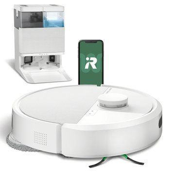 Робот-пылесос с влажной уборкой iRobot Roomba Plus 405 Combo White 573171 фото