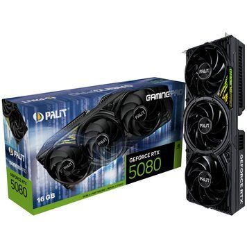 Видеокарта Palit GeForce RTX 5080 GamingPro (NE75080019T2-GB2031A) 577650ua фото