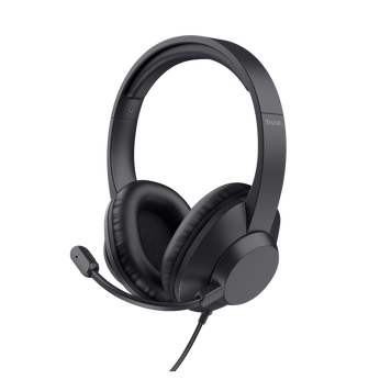 Навушники з мікрофоном Trust Ayda Max USB Black (25461) 630746ua фото