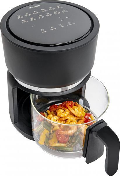 Мультипечь (аэрофритюрница) 4Swiss ABB-G24 Pure Glass Black 552225 фото