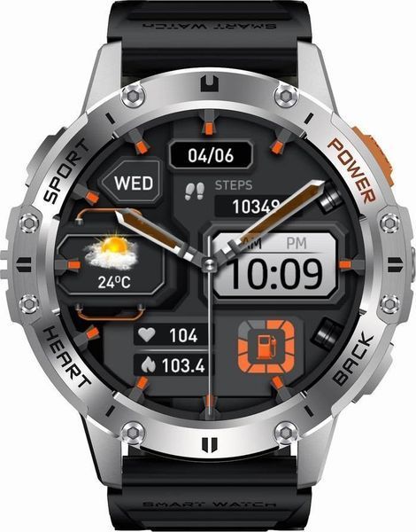 Смарт-годинник Gravity GT22-2 Black 621776 фото