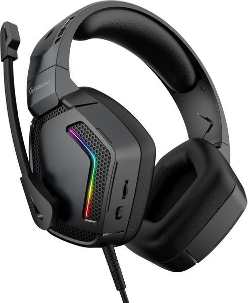 Навушники з мікрофоном GamePro HS605 RGB Black 579392ua фото