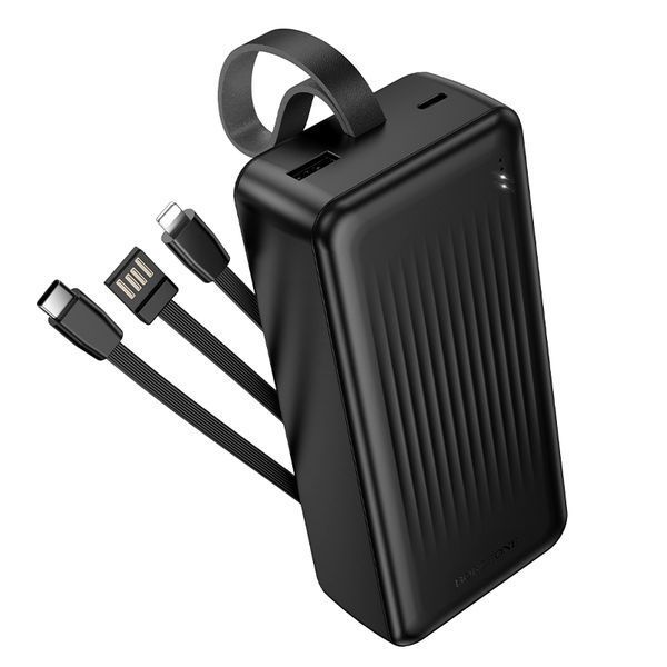 Зовнішній акумулятор (павербанк) Borofone BJ79B 30000mAh 20W Black 627178ua фото