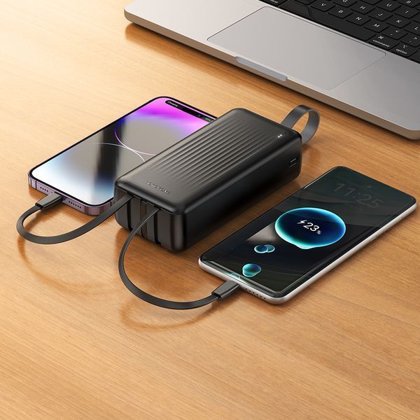 Зовнішній акумулятор (павербанк) Borofone BJ79B 30000mAh 20W Black 627178ua фото