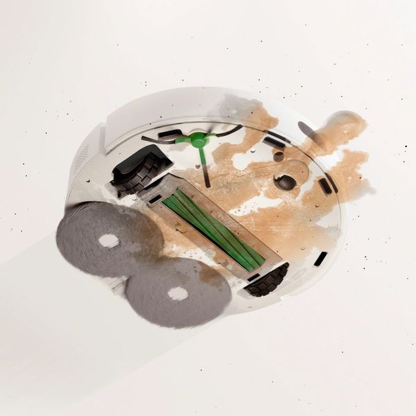 Робот-пилосос з вологим прибиранням iRobot Roomba Plus 405 Combo White 573171 фото