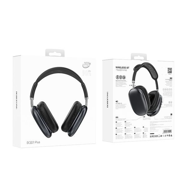 Наушники с микрофоном Borofone BO22 Plus Deep Space Gray (6941991115219) 532547ua фото