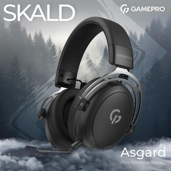 Навушники з мікрофоном GamePro Asgard Skald 4-Mode Black (HSW160B) 623408ua фото