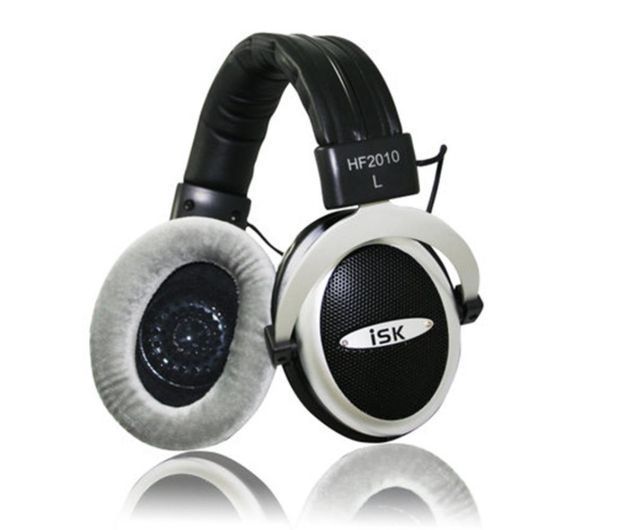 Навушники з мікрофоном ISK HF-2010 Black/Silver 379641 фото