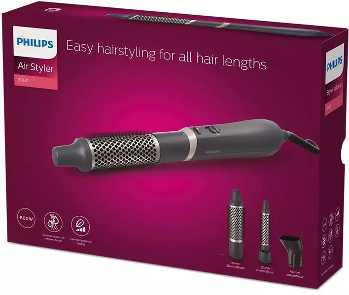 Фен-щітка Philips 3000 Series BHA301/00 460498ua фото