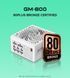 Блок живлення GameMax GM-800 Modular WH 627735ua фото 18