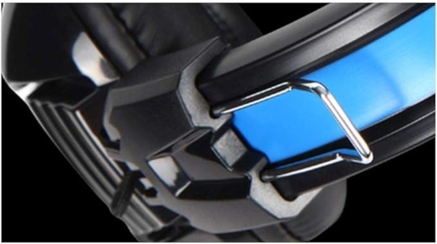 Навушники з мікрофоном Sades SA-702 Element Black/Blue (SA702BL) 579514ua фото