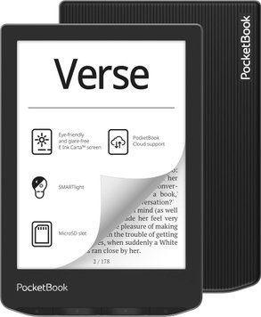 Электронная книга с подсветкой PocketBook 629 Verse Mist Grey (PB629-M-CIS, PB629-M-WW) 557235ua фото