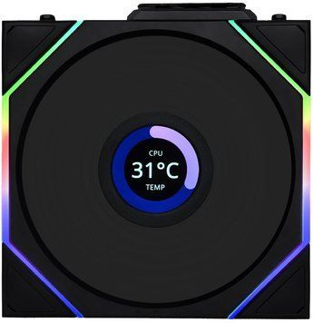 Вентилятор Lian Li Uni Fan TL140 LCD Wireless Reverse Black (14RTLLCD1W1B) 618903 фото