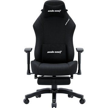 комп'ютерне крісло для геймера Anda Seat Luna Pro L Black Fabric (AD18T-44-B-F) 622953ua фото