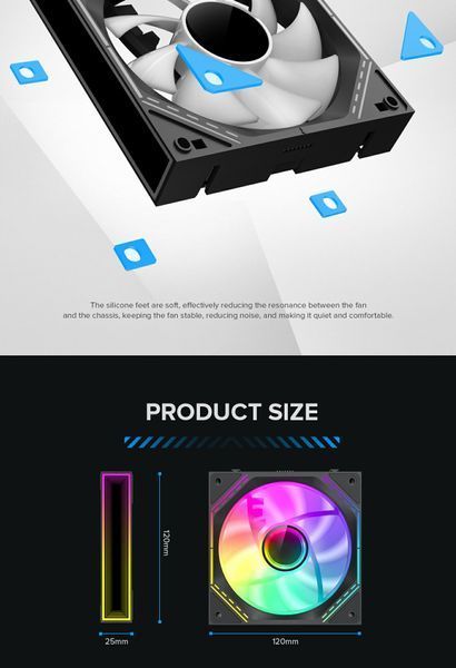 Вентилятор GameMax FN12A-S3I 627838ua фото