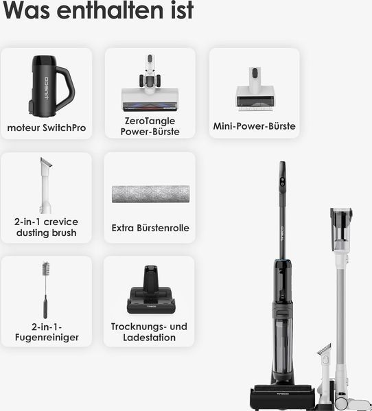 Вертикальный пылесос Tineco Floor One Switch S6 Pet (FW301400FR) 545395 фото