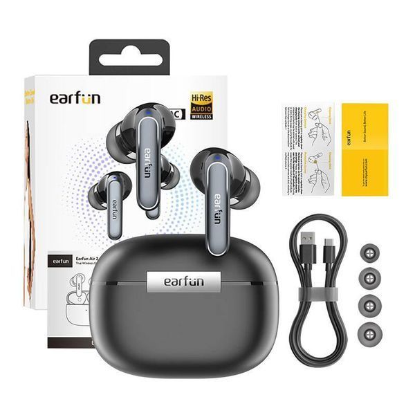 Наушники TWS EarFun Air 2 Black 502844 фото