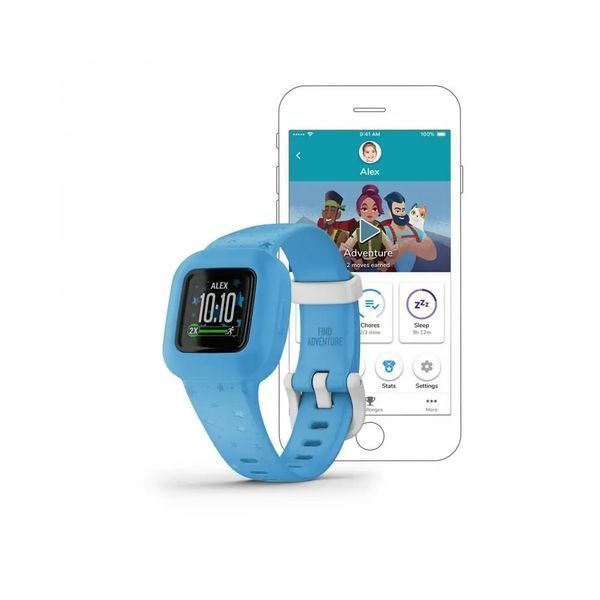 Фітнес-браслет Garmin Vivofit Jr. 3 Blue Stars (010-02441-02/22) 612744 фото