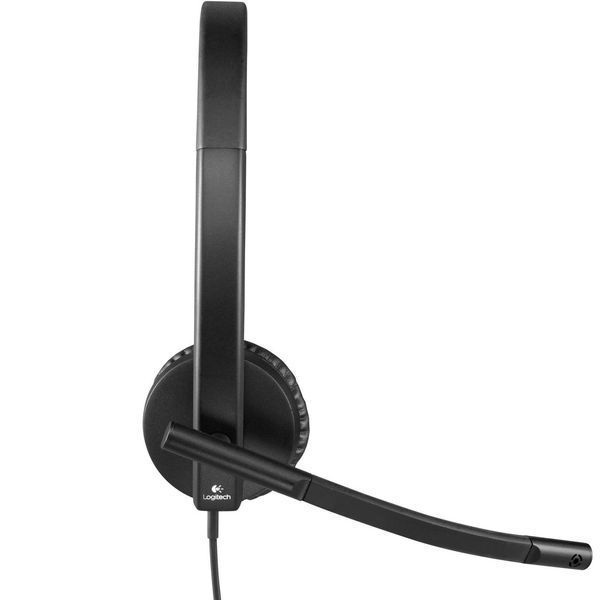 Навушники з мікрофоном Logitech H570e Stereo USB-A Black (981-001430) 623459ua фото