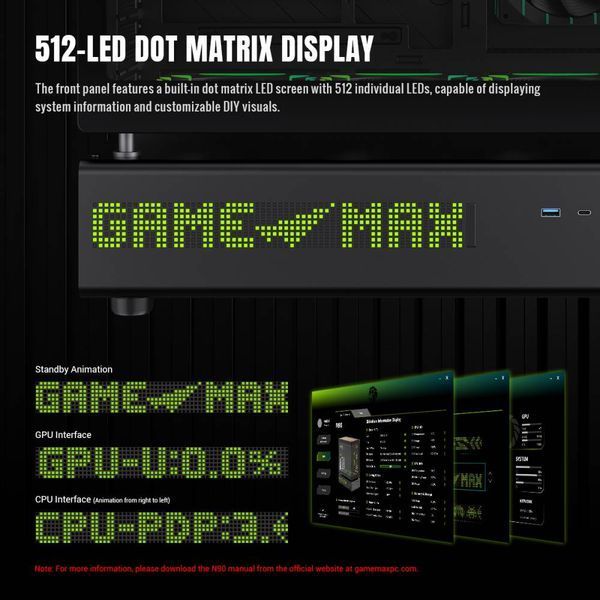 Корпус GameMax N90 Black 630528ua фото