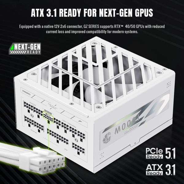 Блок питания GameMax GZ-1000G White 627786ua фото