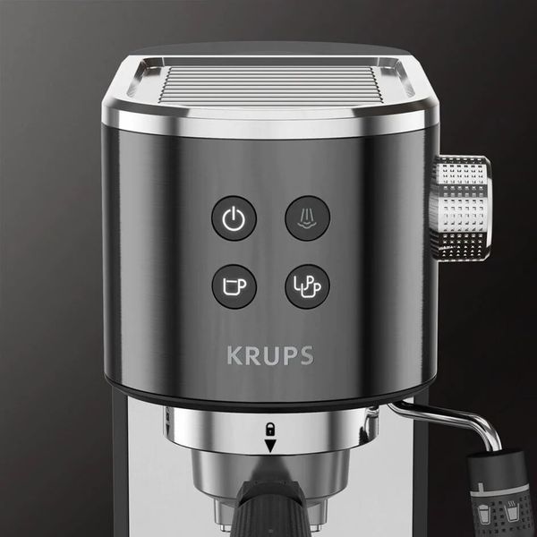 Ріжкова кавоварка еспресо Krups Virtuoso+ Pump XP444G10 580293ua фото