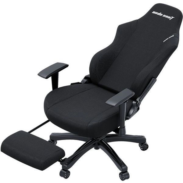Компьютерное кресло для геймера Anda Seat Luna Pro L Black Fabric (AD18T-44-B-F) 622953ua фото