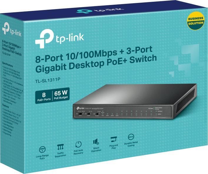 Комутатор некерований TP-Link 11p TL-SL1311P 477106ua фото
