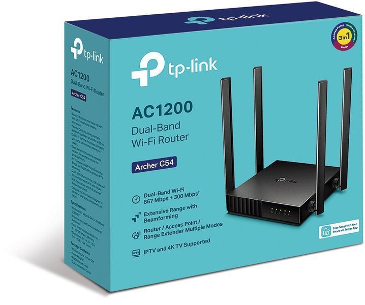 Бездротовий маршрутизатор (роутер) TP-Link Archer C54 380433ua фото