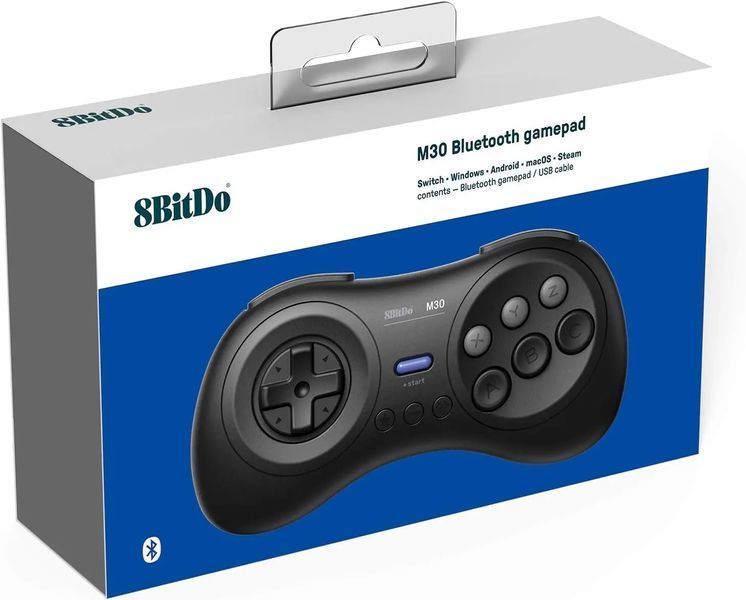Геймпад 8BitDo M30 Bluetooth Gamepad Black 572331 фото