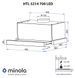 Витяжка телескопічна Minola HTL 5214 I 700 LED 627960ua фото 1