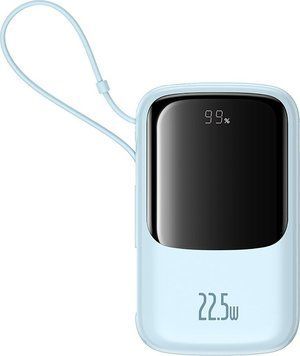 Зовнішній акумулятор (павербанк) Baseus Qpow Pro+ 22.5W 10000mAh Blue (P10067101313) 619643 фото