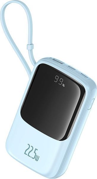 Внешний аккумулятор (павербанк) Baseus Qpow Pro+ 22.5W 10000mAh Blue (P10067101313) 619643 фото