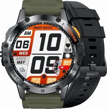 Смарт-часы Gravity GT22-5 Black 621778 фото