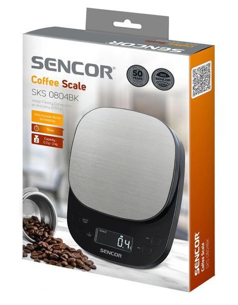 Весы кухонные электронные Sencor SKS 0804BK 512488ua фото