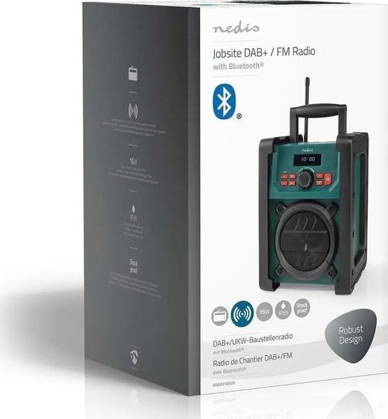 Радіоприймач Nedis RDDB3100GN 621531 фото