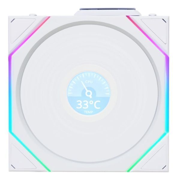 Вентилятор Lian Li Uni Fan TL140 LCD Wireless Reverse White (14RTLLCD1W1W) 618904 фото